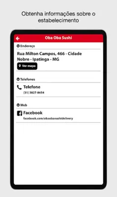 Oba Oba Sushi android App screenshot 3